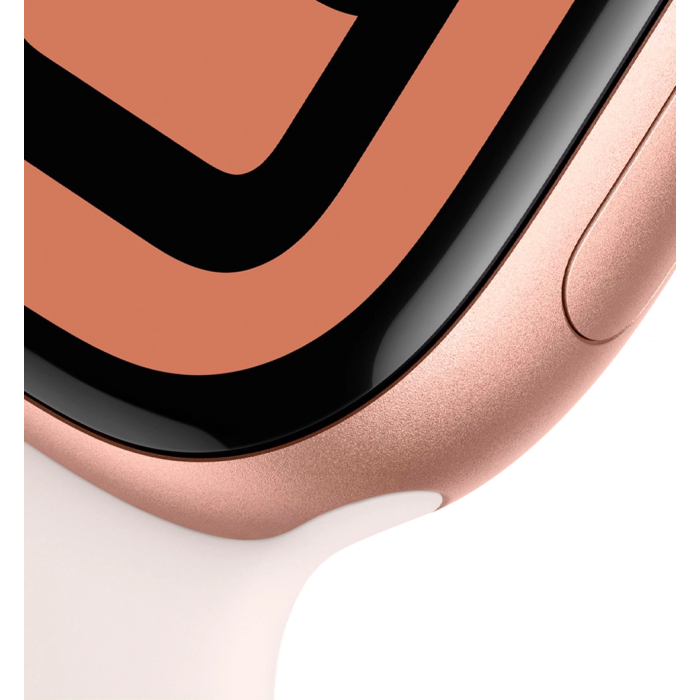 Apple Watch Series 10 42mm Rose Gold Aluminum Case with Light Blush Sport Band - S/M (MWWH3)