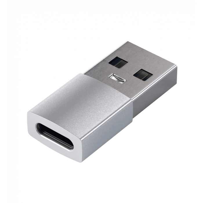 Перехідник Satechi Type-A to Type-C Adapter Silver (ST-TAUCS)