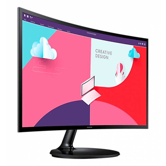 Монітор 24" SAMSUNG Essential Curved Monitor S3 S36C VA FullHD 75Hz