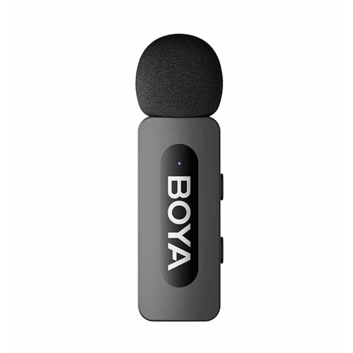 Бездротовий петличний мікрофон BOYA BY-V2 Lightning Black