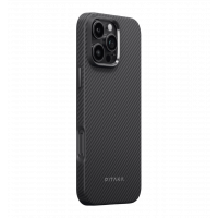 Чохол Pitaka Military-Grade Protective Case Classic Twill 600D Black/Grey for iPhone 16 Pro (KI1601PPA)