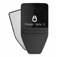 Trezor Safe 3 Stellar Silver Crypto Wallet
