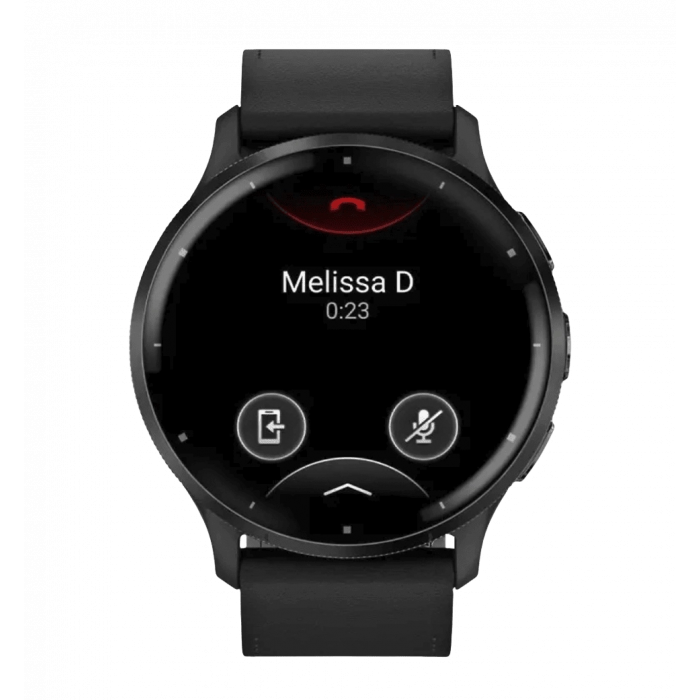 Smart watch Garmin Venu 3 Slate S. Steel Bezel w. Black Case and Leather Band (010-02784-52/02) UA