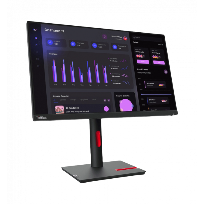 Monitor 23.8" LENOVO ThinkVision T24i-30 IPS FullHD 60Hz