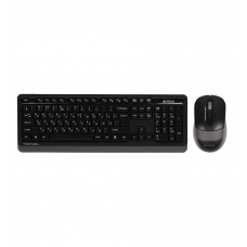 A4Tech Fstyler FG1010, комплект бездротовий клавіатура з мишою, чорний+сірий колір