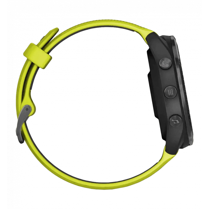 Спортивний годинник Garmin Forerunner 965 Carbon Gray Titanium Bezel w. Black Case and Amp Yell/BlackS.Band (010-02809-02/12) UA