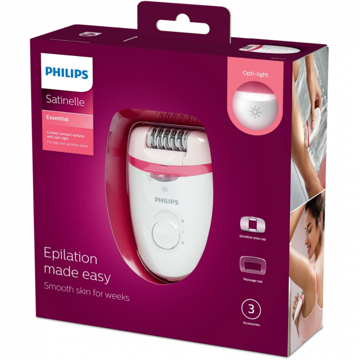 Epilator Philips Satinelle Essential BRE255/00