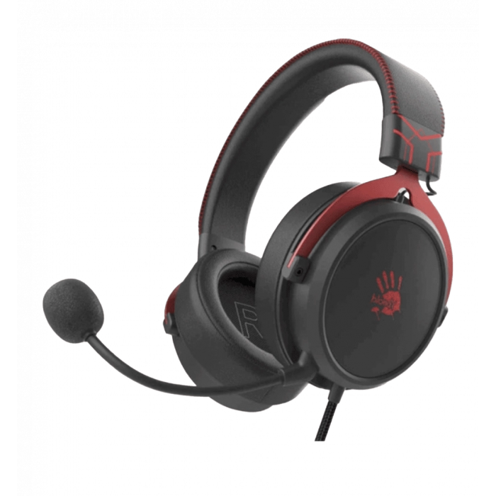 Гарнитура игровая Bloody M590i USB + 4-Pin 3.5 mm, цвет черно-красный