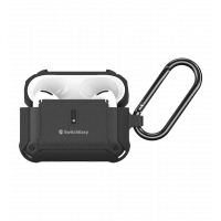 Cover Switcheasy Guardian Rugged Anti-Lost Protective Case For AirPods Pro 1/2 Black (SAPAP2091BK22)