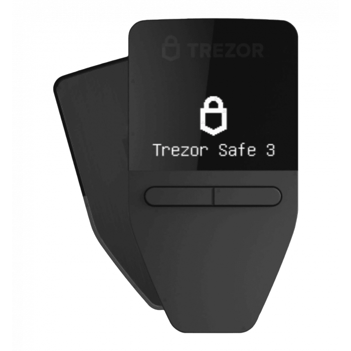 Крипто-гаманець Trezor Safe 3 Stellar Black