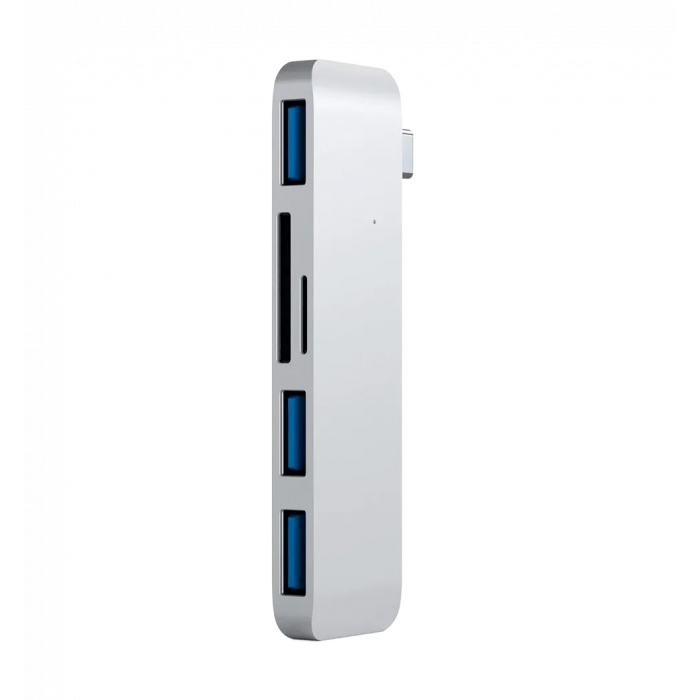 Хаб Satechi Type-C USB 3.0 3-in-1 Combo Hub Silver (ST-TCUHS)