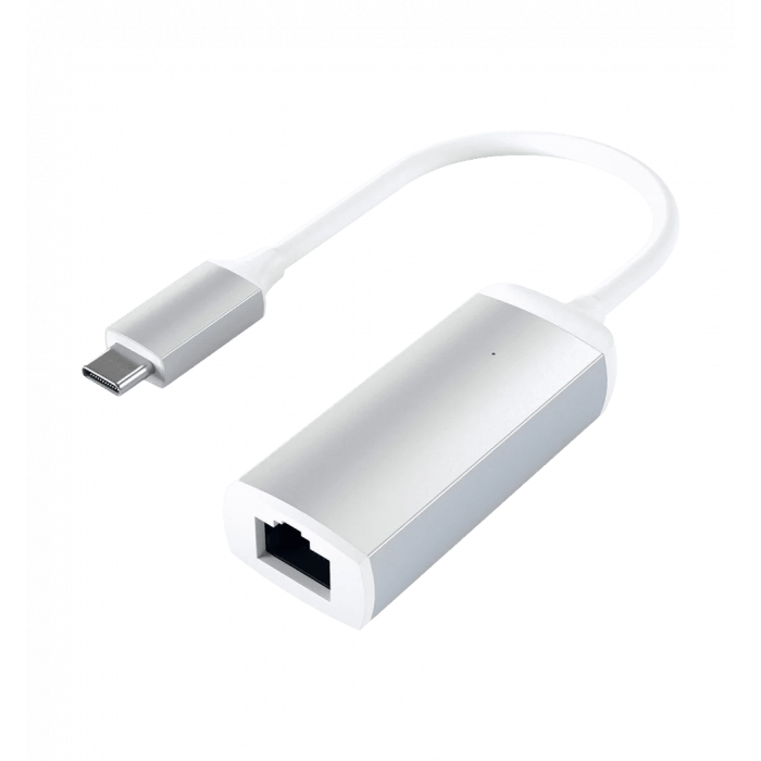 Перехідник Satechi Type-C Ethernet Adapter Silver (ST-TCENS)