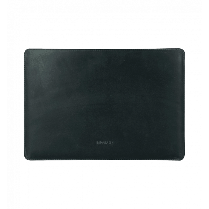 Шкіряний чохол INCARNE Gamma Plus MacBook Pro 14" 2021-2023 зелений