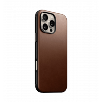 Чохол Nomad Modern Leather Case Brown for iPhone 16 Pro Max (NM01692485)