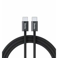 Кабель Benks D46 Type-C/Type-C Black 1m (60W)