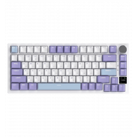 Бездротова механічна клавіатура Ajazz AK820 PRO 75% Gift Switch White RGB   (AK820PRO-G-PWB)