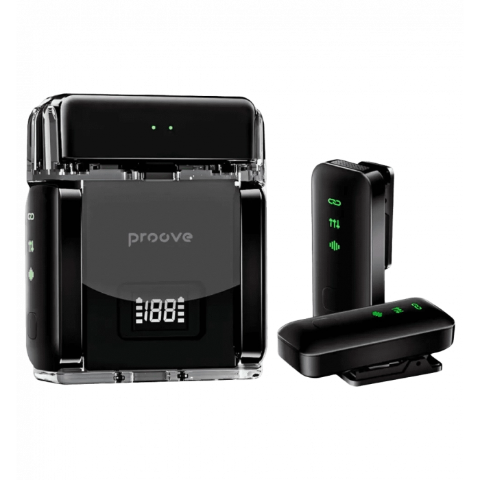Бездротовий петличний мікрофон Proove Live (Black)