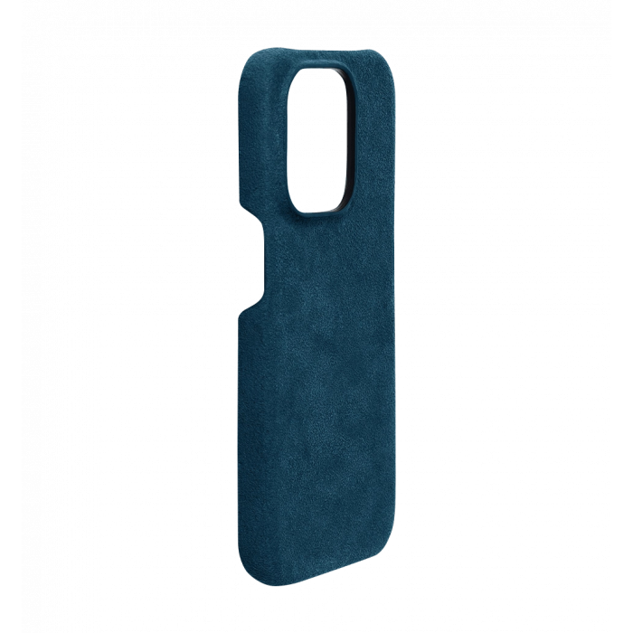 Чохол Kartell  for iPhone 15 Pro Max MagSafe Alcantara Blue