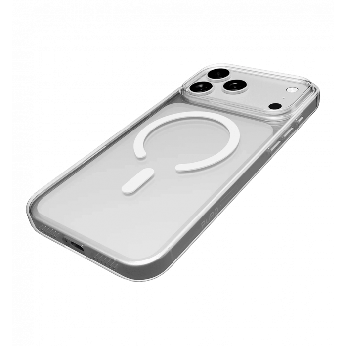Чохол Puro Cover in TPU+PC "LITE MAG" with Magsafe for iPhone 17 Pro, Тransparent PUIPC17P63LITEMAGTR