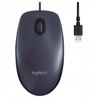 Миша LOGITECH (B100) чорна (910-003357)