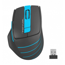 Миша бездротова A4Tech Fstyler FG30S (Blue), безшумна, USB, колір чорний+блакитний