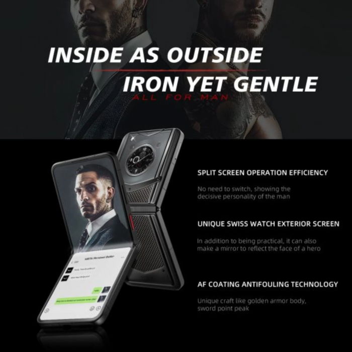 VERTU IRONFLIP CALFSKIN SERIES Verona Green