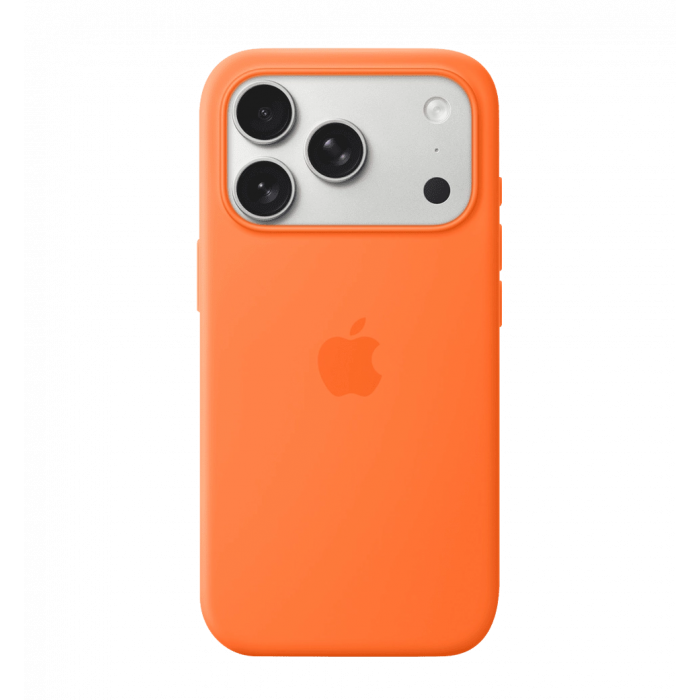 Чохол iPhone 17 Pro Max Silicone Case with MagSafe – Orange (MGFL4ZM)