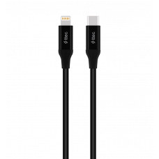 Кабель Ttec Fast Charge Type-С- Lightning 1,5м Black (2DK40S)