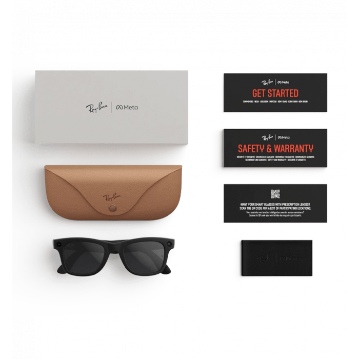 Smart glasses Ray-Ban Meta Wayfarer [Gen2] Matte Black Frame/Clear to Gray Transitions Lenses (RW4012 601S1Z 50-22)