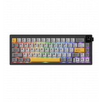 Бездротова механічна клавіатура Ajazz AK650 Flying Fish Switch - Black (AK650-FF-BGY)