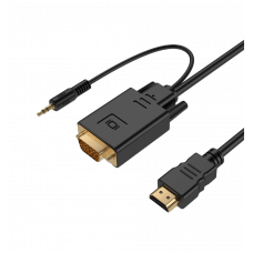 Перетворювач цифрового HDMI сигналу в VGA відео 5.0 m Cablexpert A-HDMI-VGA-03-5M