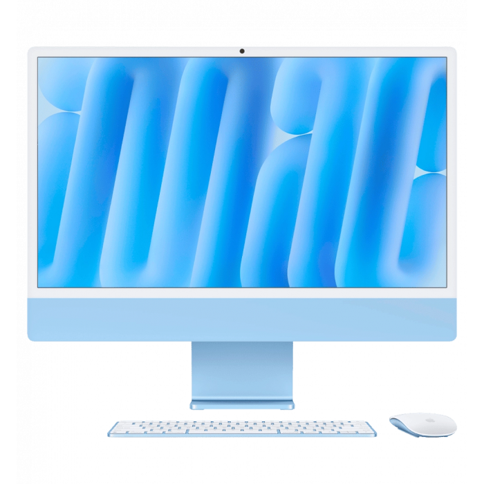 iMac 24" Retina 4.5K Apple M4/8CPU/8GPU/16GB/256GB SSD/Blue 2024 (MWUF3)