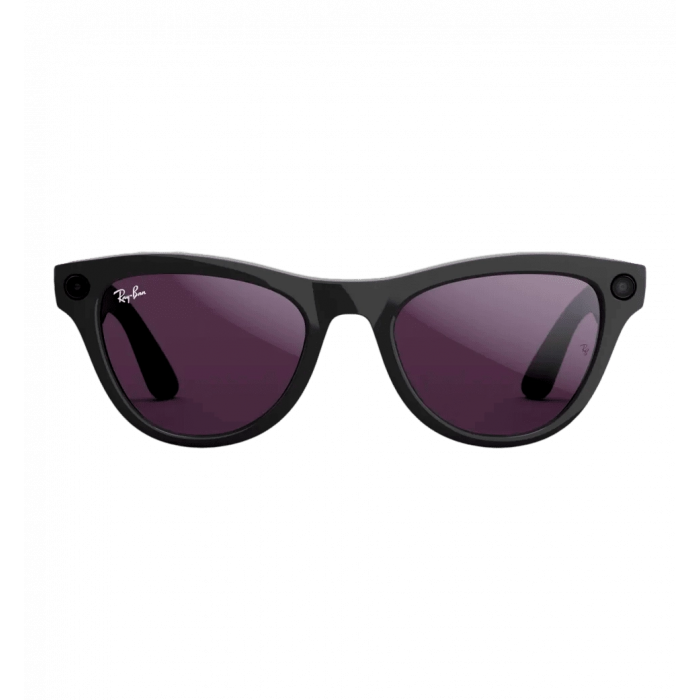 Smart glasses Ray-Ban Meta Skyler Shiny Black/Amethyst Transitions (RW4010 601/CH 52-20)