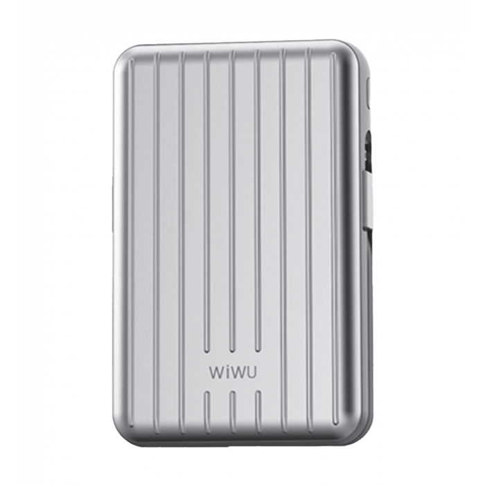 Зовнішній акумулятор Wiwu Trunk Series 5000mAh, 22,5w (PP03) Silver