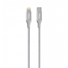 Кабель Ttec Alumi Cable Type-С- Lightning 1,5м Silver (2DK41G)