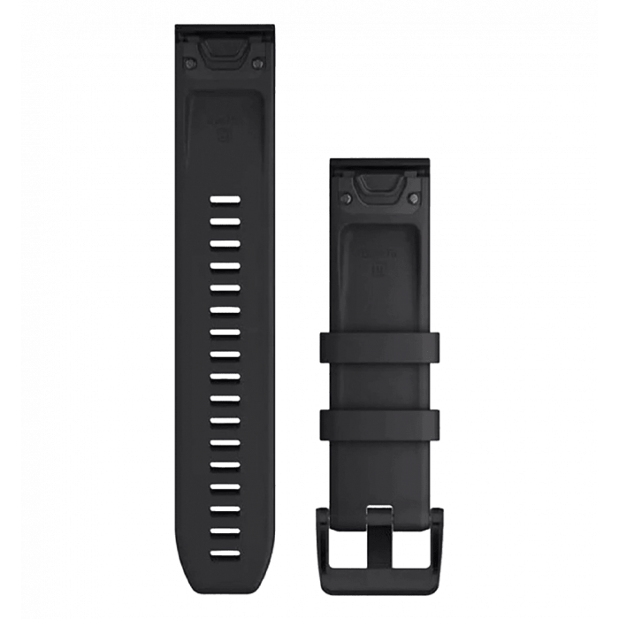 Strap AULUMU C11 band for Garmin, Black buckle+Black Strap, 26mm Black C11-BK-BK-26