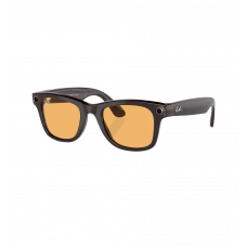 Смарт-окуляри Ray-Ban Meta Wayfarer Shiny Rebel Black/Amber size L (RW4006 675385 50-22)