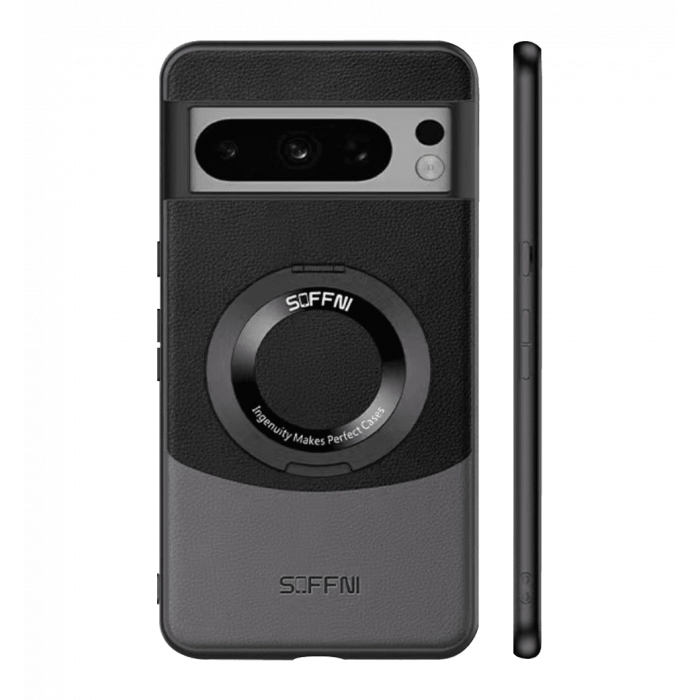 Чохол SoFFni Pixel 8 Leather with MagSage Black