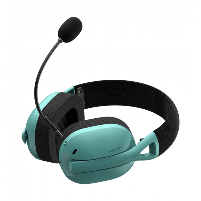 Ігрова гарнітура HATOR Hyperpunk 2 USB 7.1 (HTA-848) Black/Mint