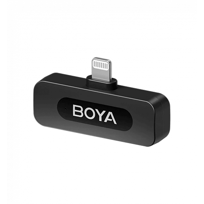 Бездротовий петличний мікрофон BOYA BY-V1 Lightning Black