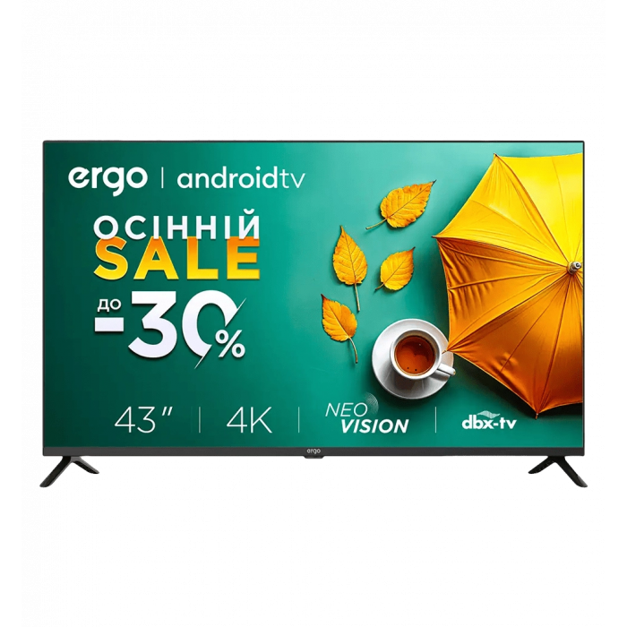 Телевізор ERGO 43GUS6500 рідкокристалічний