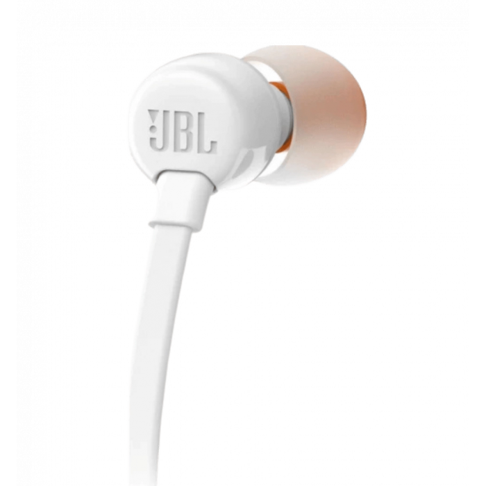 Headphones with microphone JBL Tune 110 White (JBLT110WHT)