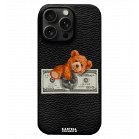 Kartell case for iPhone15 Pro MagSafe Teddy Black