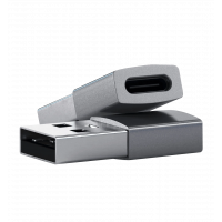 Переходник Satechi Type-A к Type-C Adapter Space Gray (ST-TAUCM)