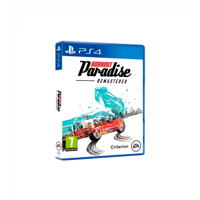 PS4 console game Burnout Paradise Remastered, BD disc