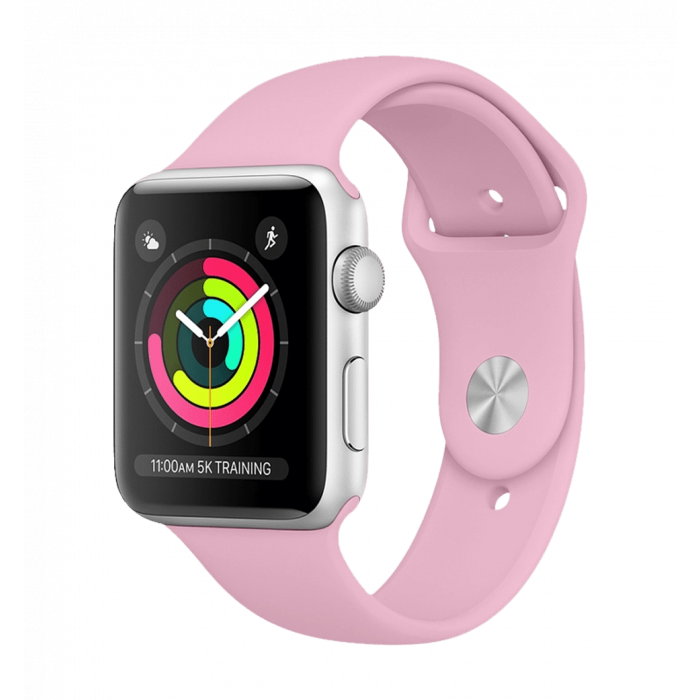 Strap Silicone Copy 38/40/41mm Light Pink