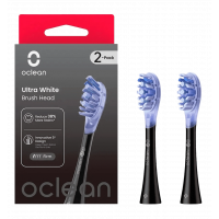 Насадка для зубной электрощетки Oclean UW02 B02 Ultra White Brush Head Black (2 шт) (6970810553550)