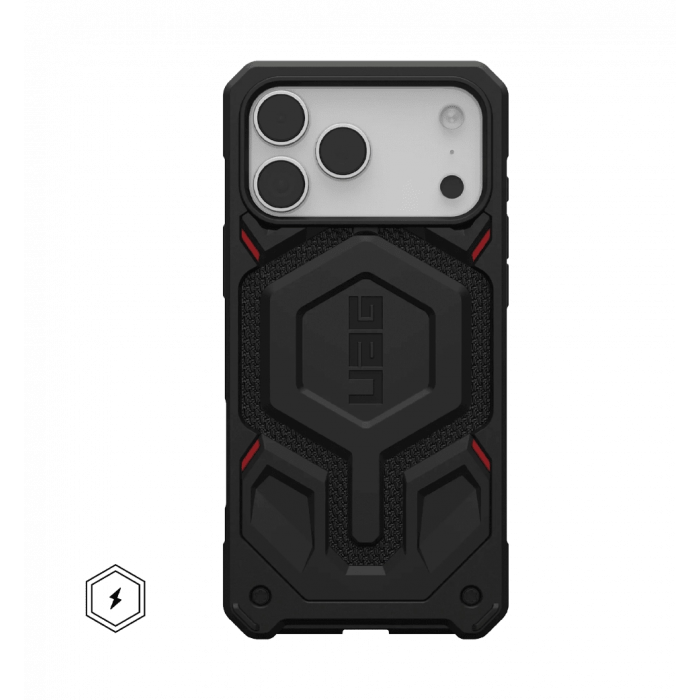 Чохол UAG для iPhone 17 Pro Max, Monarch Pro MagSafe, Kevlar Black