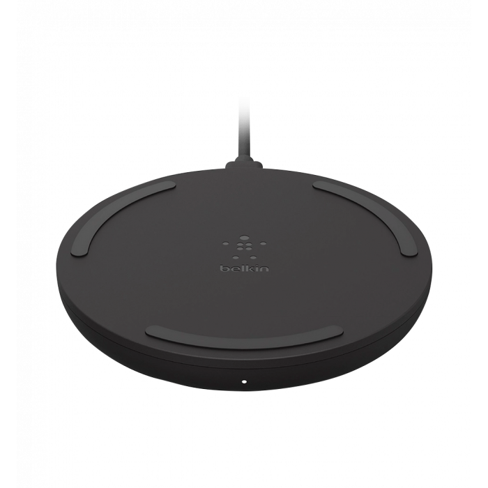 Бездротовий ЗП Belkin Pad Wireless Charging Qi, 10W, black (WIA001VFBK)