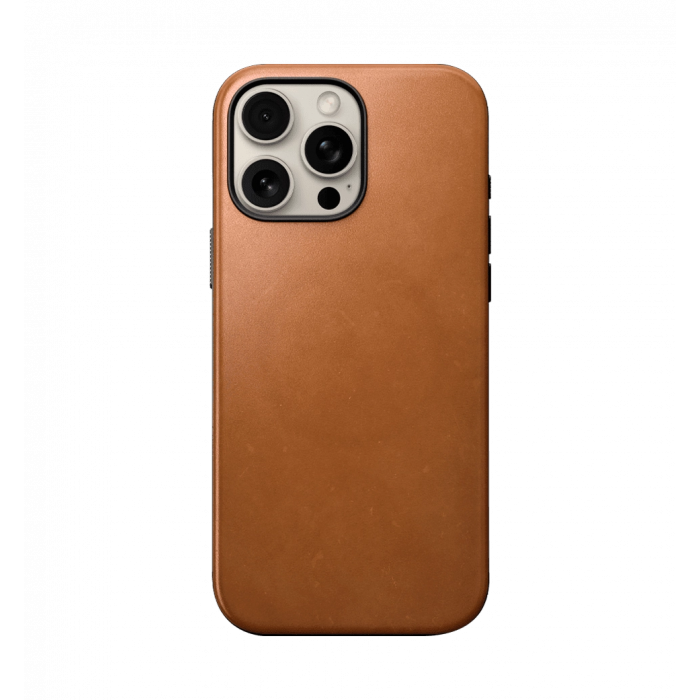 Чохол Nomad Modern Leather Case English Tan for iPhone 16 Pro (NM01695585)